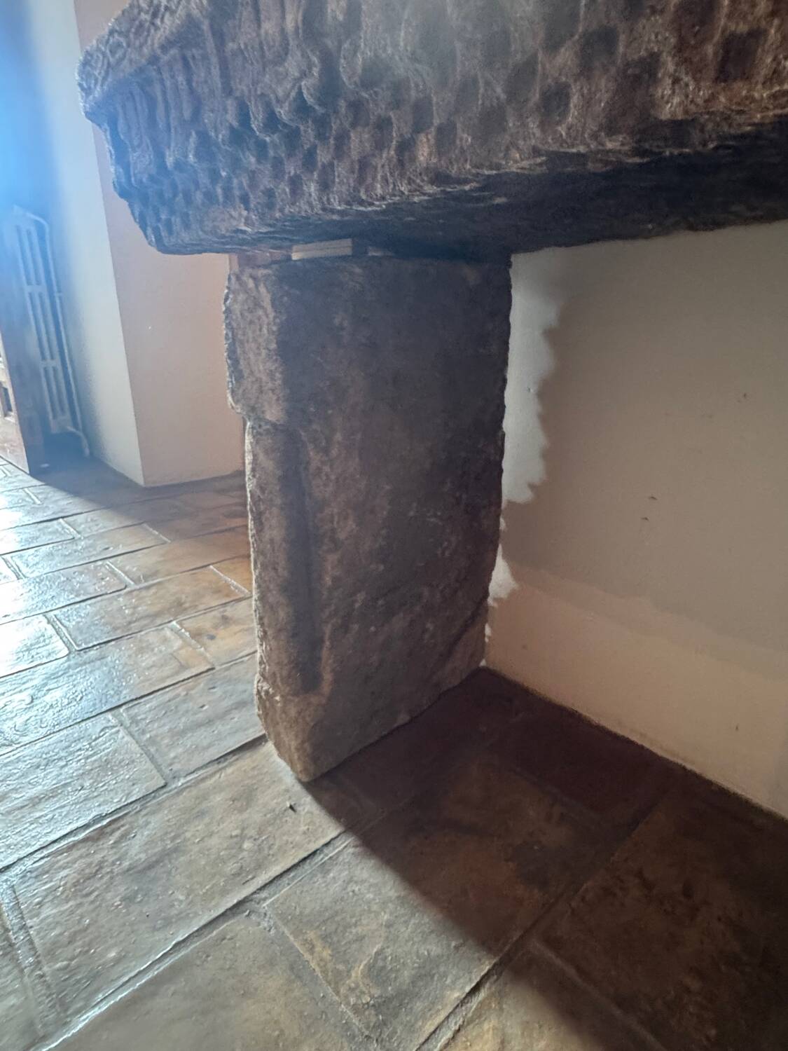 Indian stone console