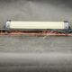 1930s Bauhaus Chrome and Cream Glass Wall Light, Czechoslovakia