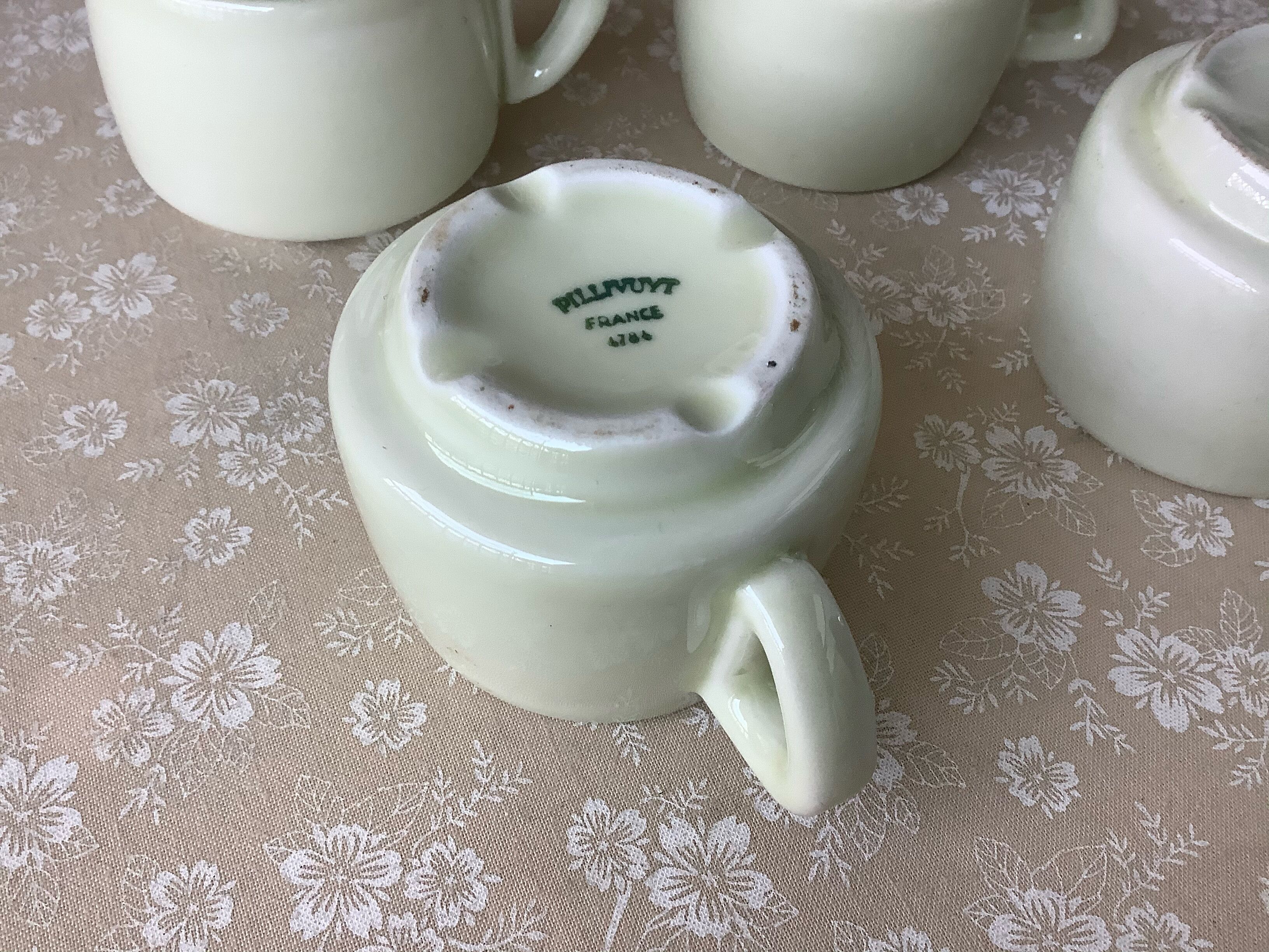 Pillivuyt bistro espresso cups