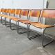 German vintage leather cantilever chairs S33 by Mart Stam for Thonet, set of 8