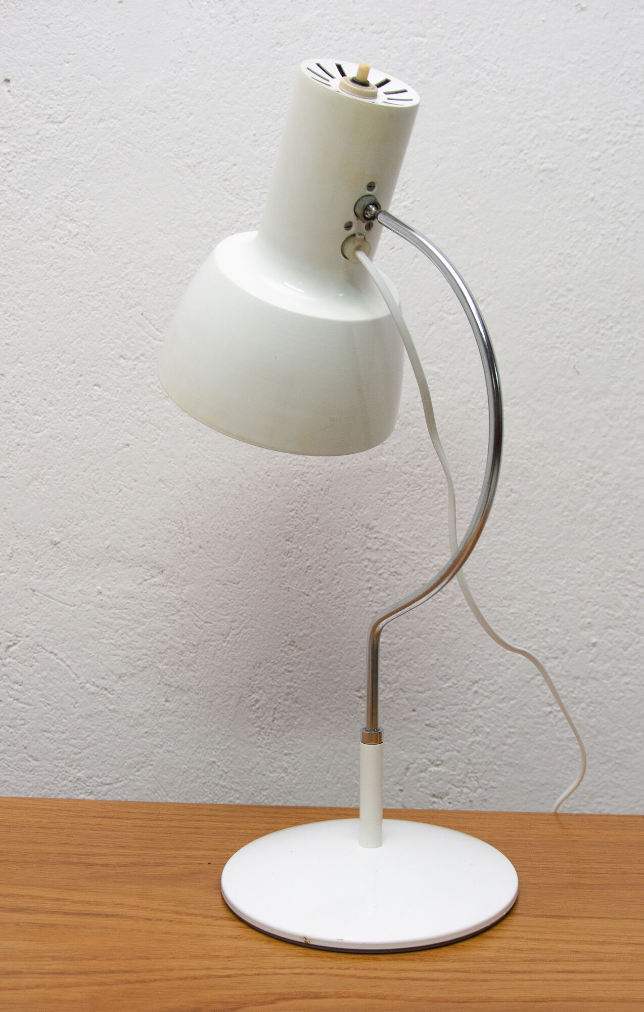 Mid century desk lamp, designed by Josef Hurka for Napako, 1960