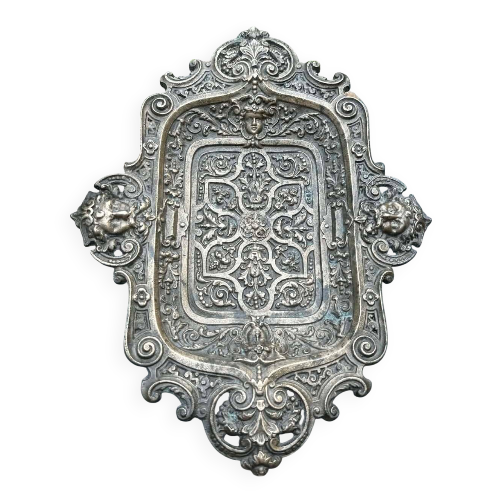 Large bronze Art Nouveau Jugendstil catchall tray