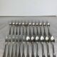 Boulenger 24-piece silver-plated metal cutlery set, forks and spoons