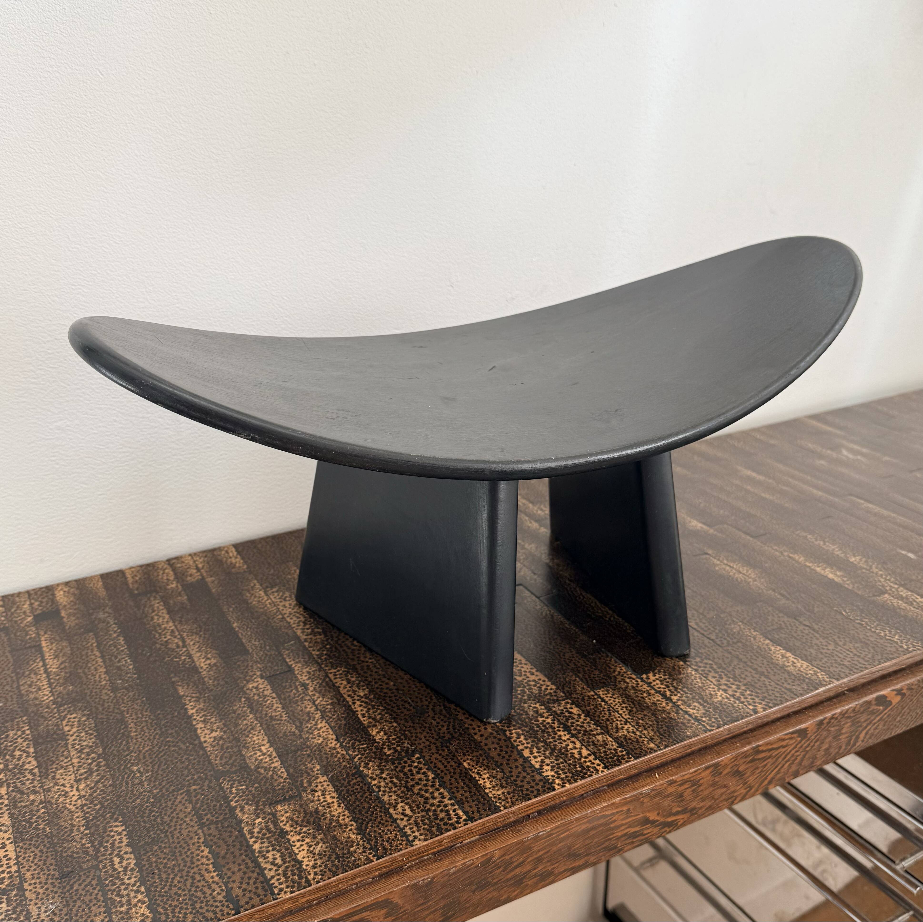 Set of 3 Shoggi meditation stools by Alain Gaubert, 1980s.
