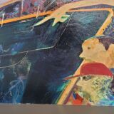 Painting Alain Richard oil on panel