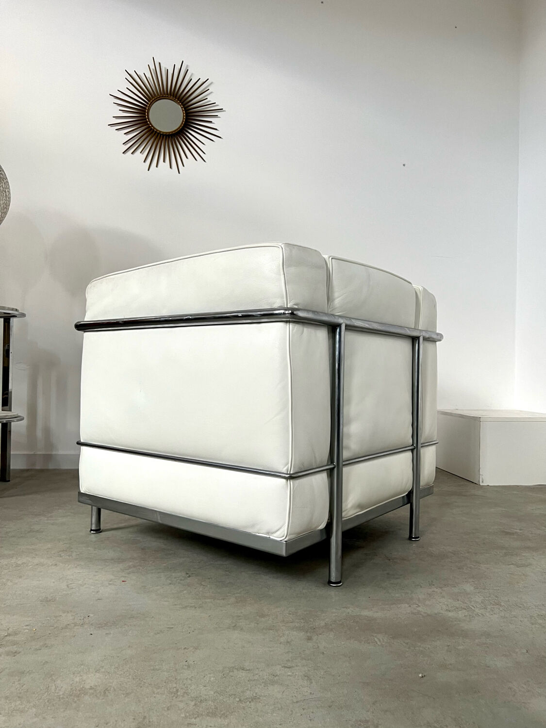 Armchair LC2 design Le Corbusier for Cassina