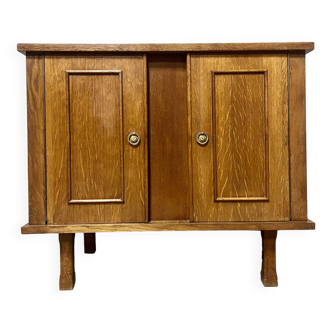 Vintage light oak sideboard 1960