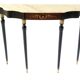 Mid-Century Vanity Table with Marble Top Table, Italy 1960's