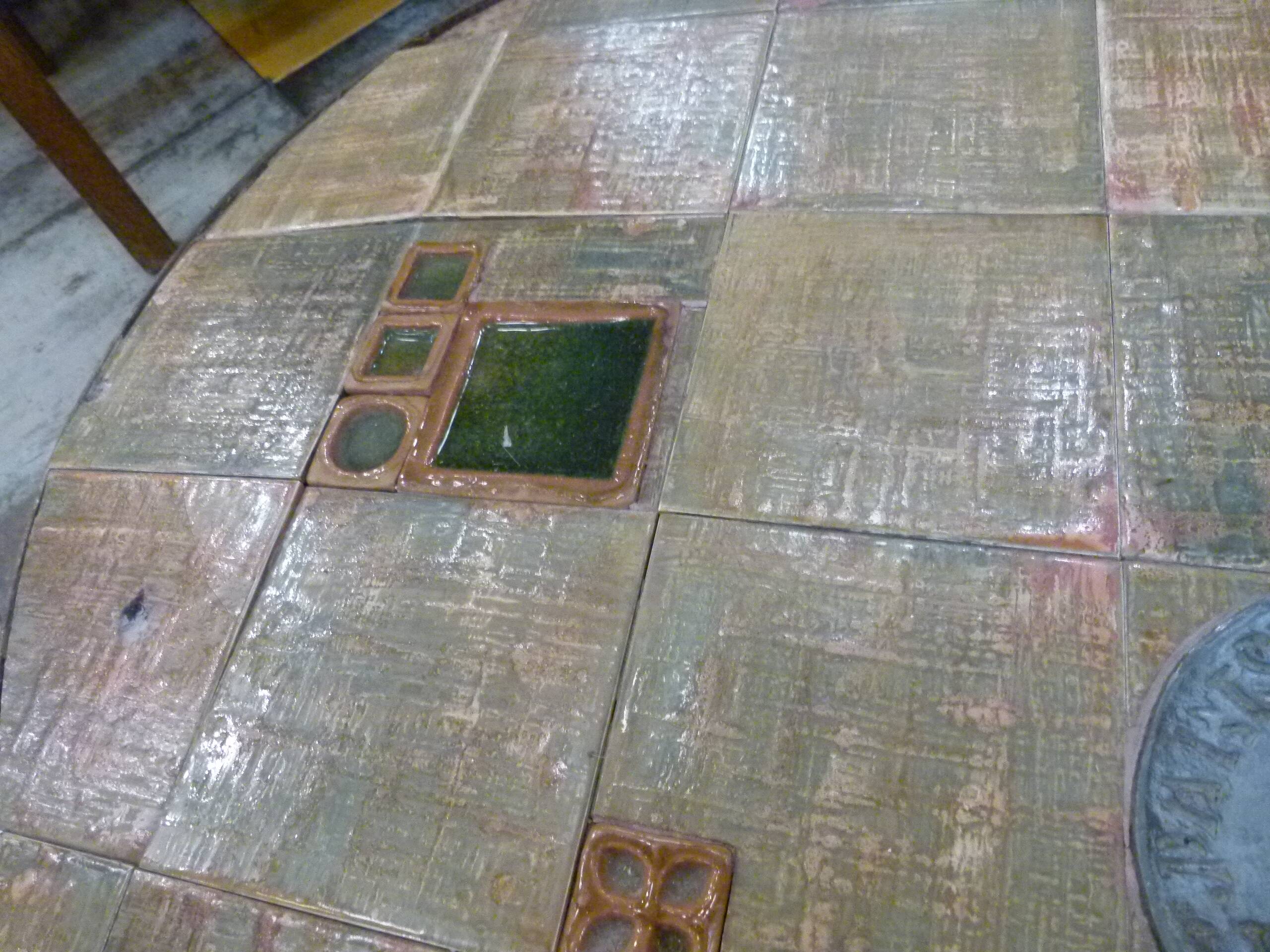 Vallauris ceramic coffee table