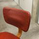 Workshop chair 1950 feet compass skaï red atypical