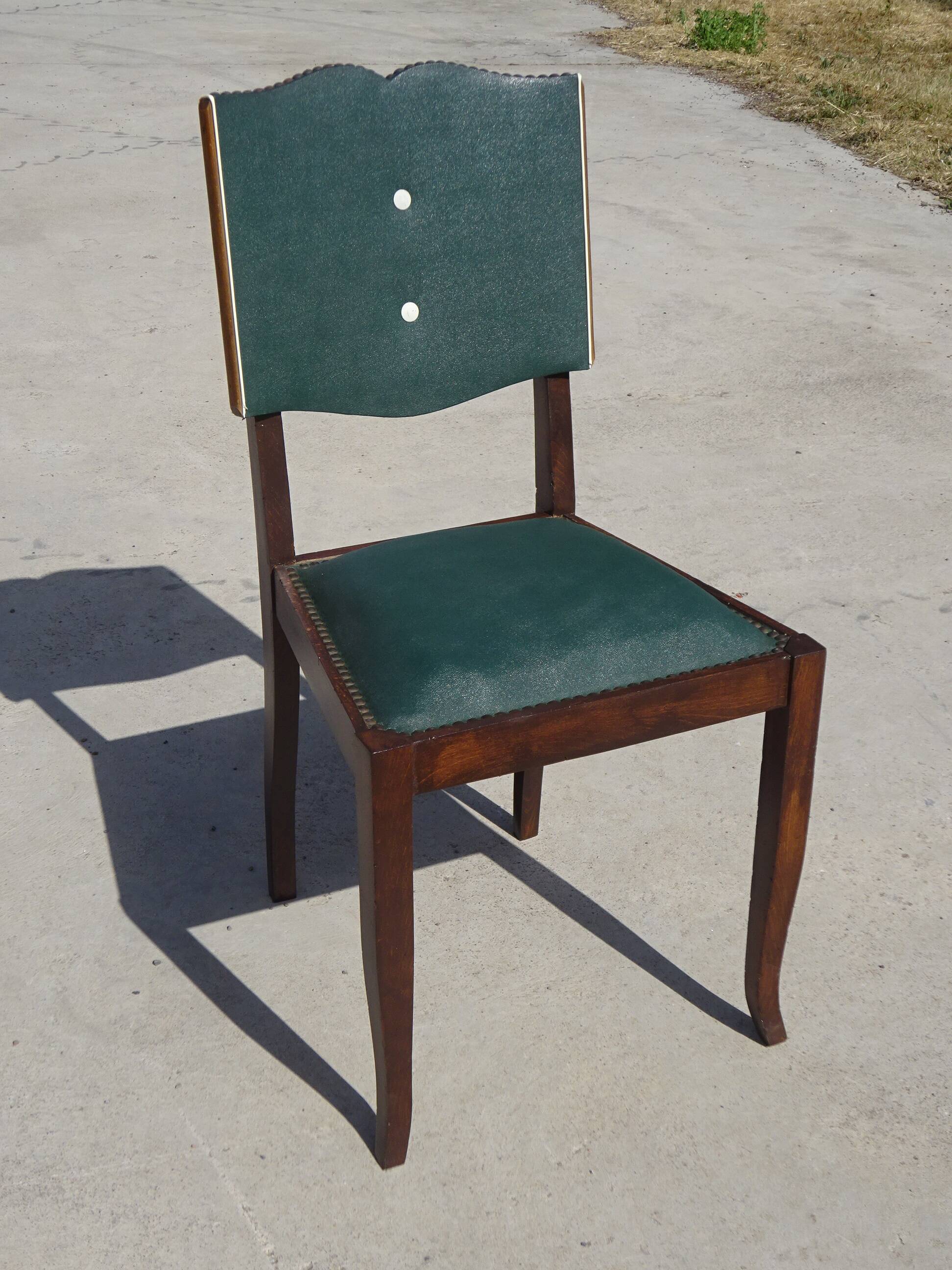 Restored Art Deco chairs, the 6.