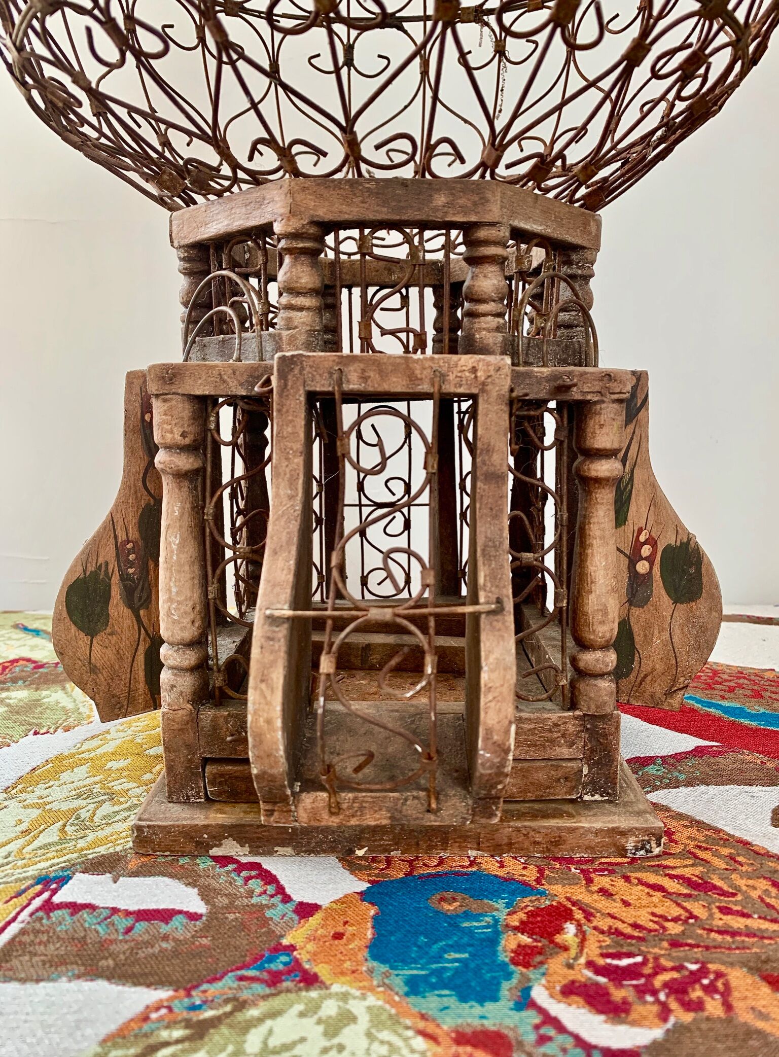 Vintage bird cage