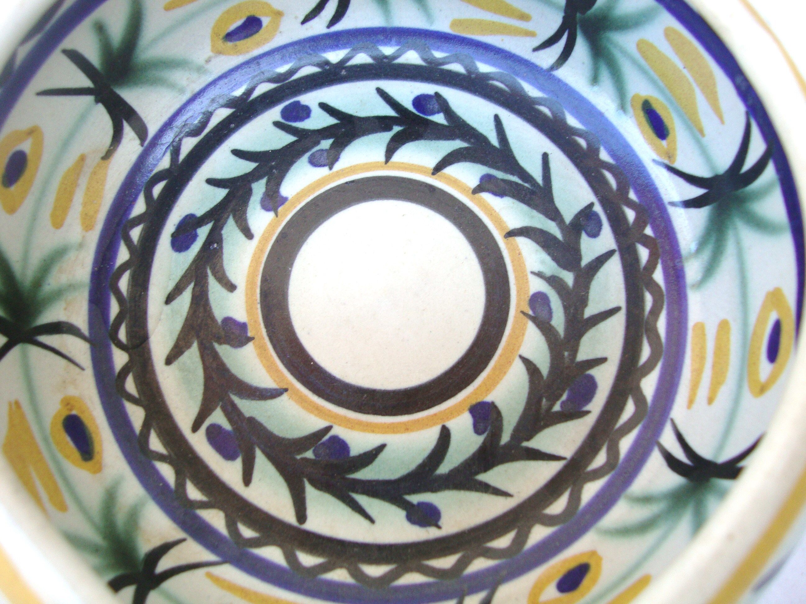 Pan keraluc quimper ceramic 1970