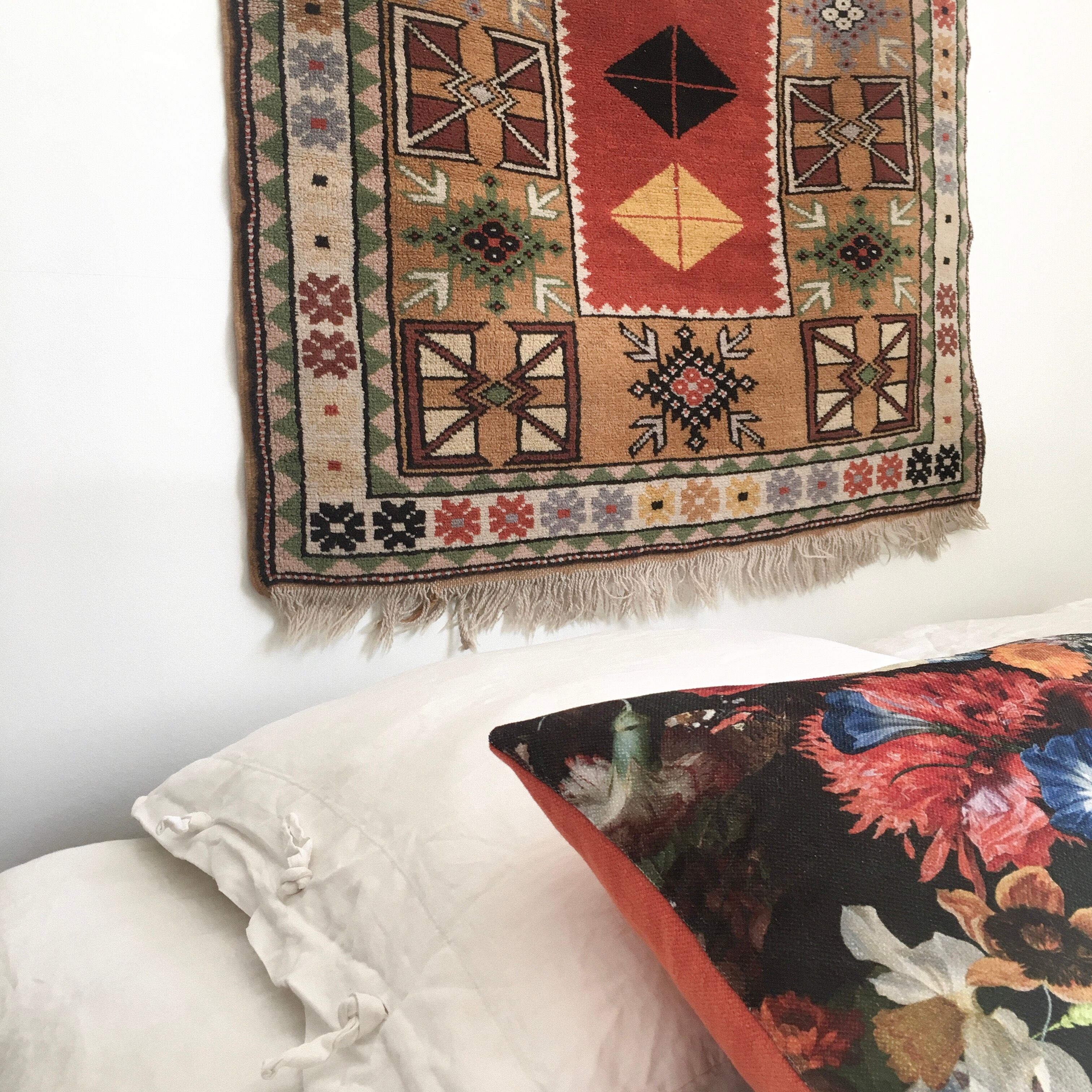 Kilim rug in red-brick tones  - 93 x 146