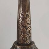 Art nouveau lamp signed Paris Stars 1950 and glass paste