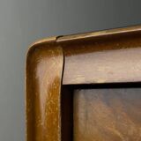 Vintage wooden bedside tables, Italy, 1950s, set of 2.