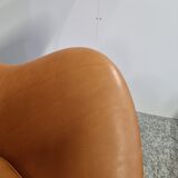 Pair Arne Jacobsen Egg chair by Fritz Hansen