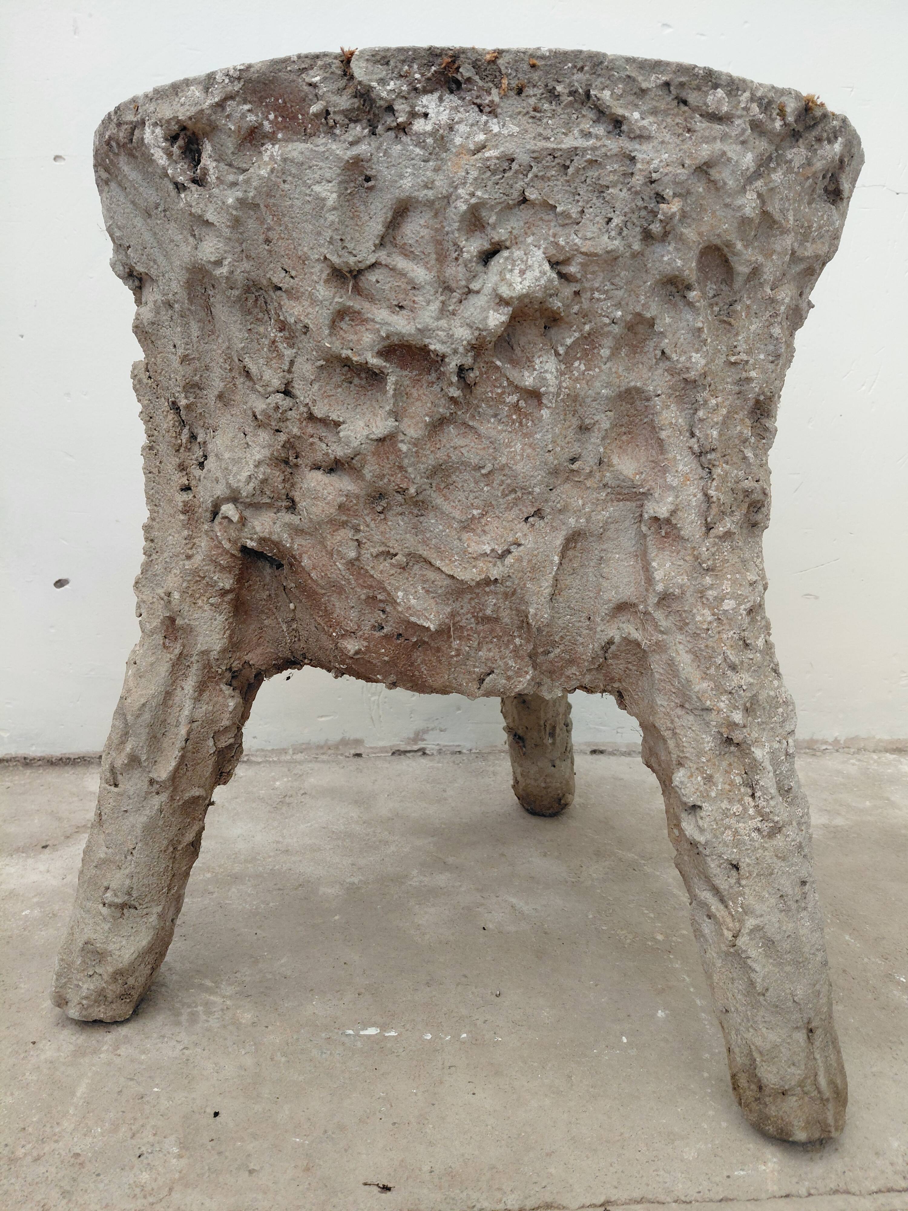 50s concrete planter