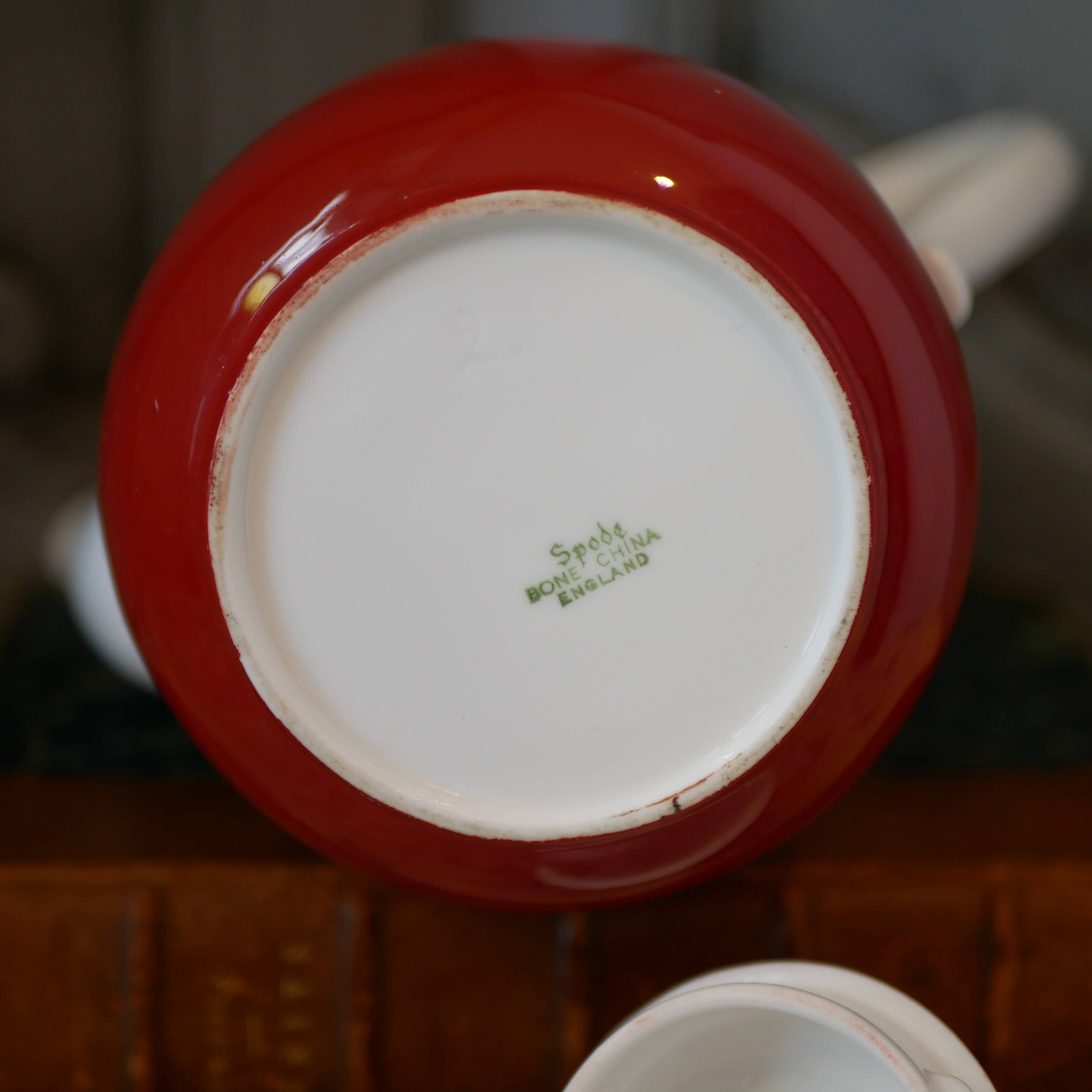 Mid-century English Spode coffee pot