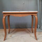White marble top table