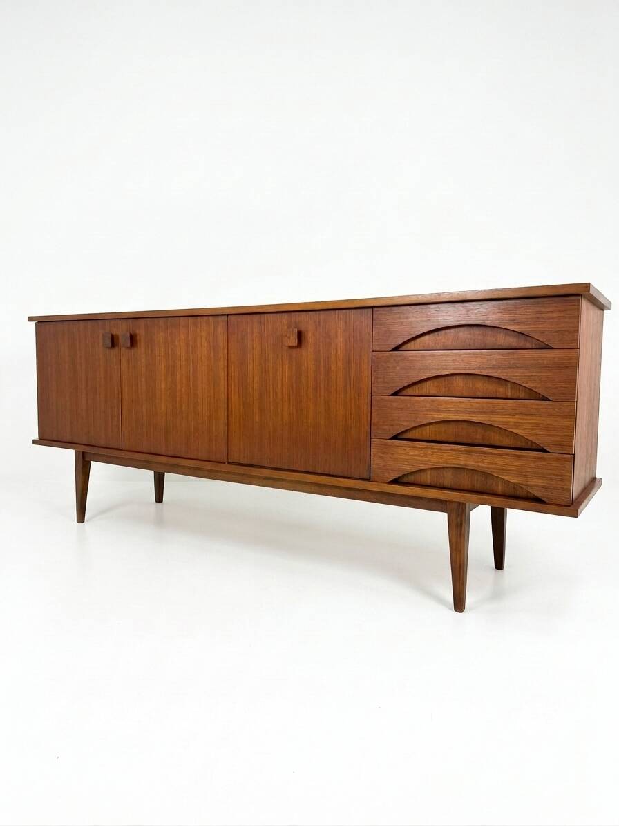 Scandinavian teak sideboard from the 1960s.