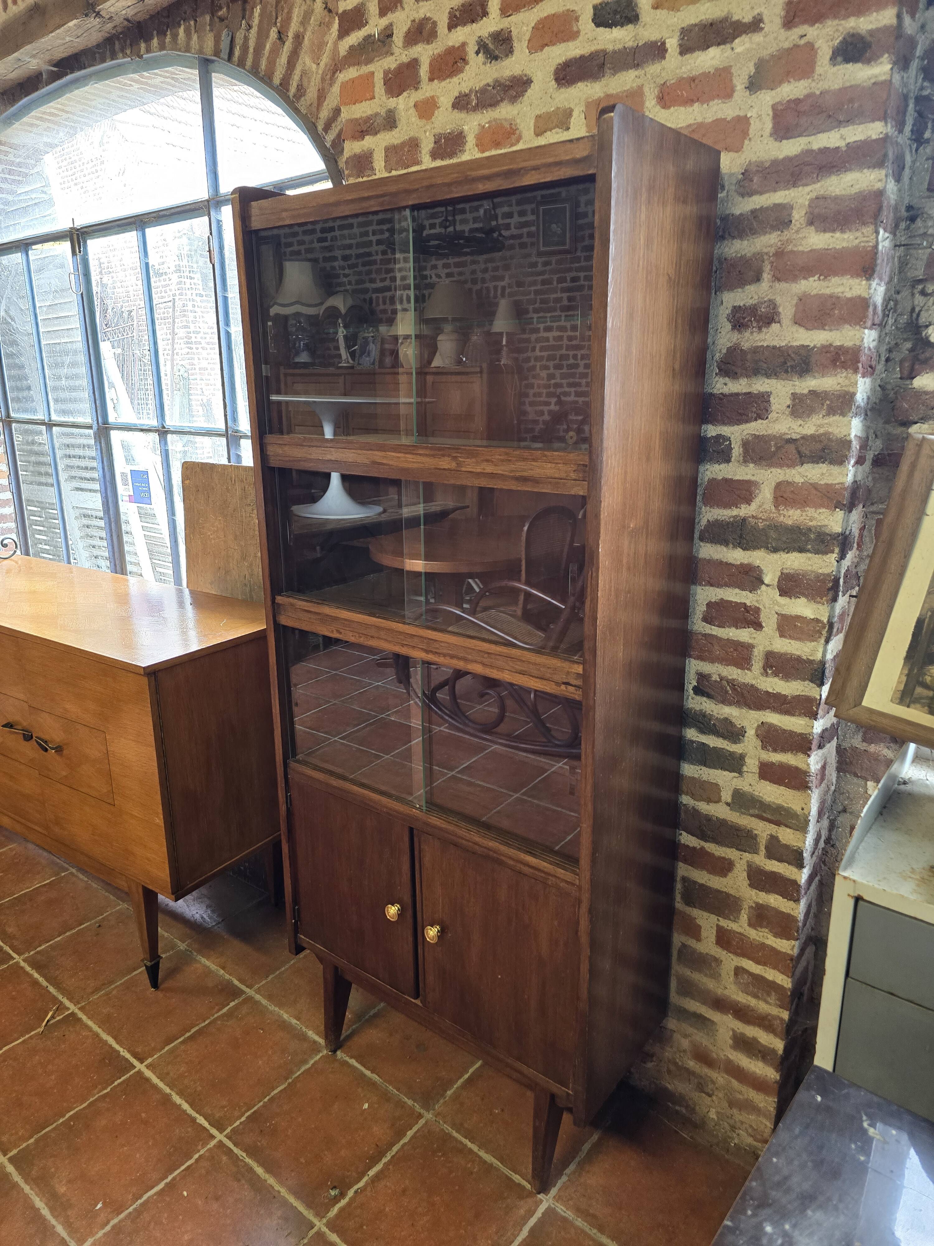 Vintage teak bookcase from the 60s