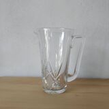 Pichet à eau en cristal taillé ancien