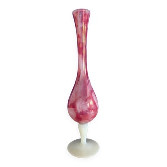 Opaline pink marble vase