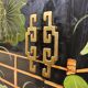 Vintage Chinese pagoda cabinet traditional scene (bohemian)