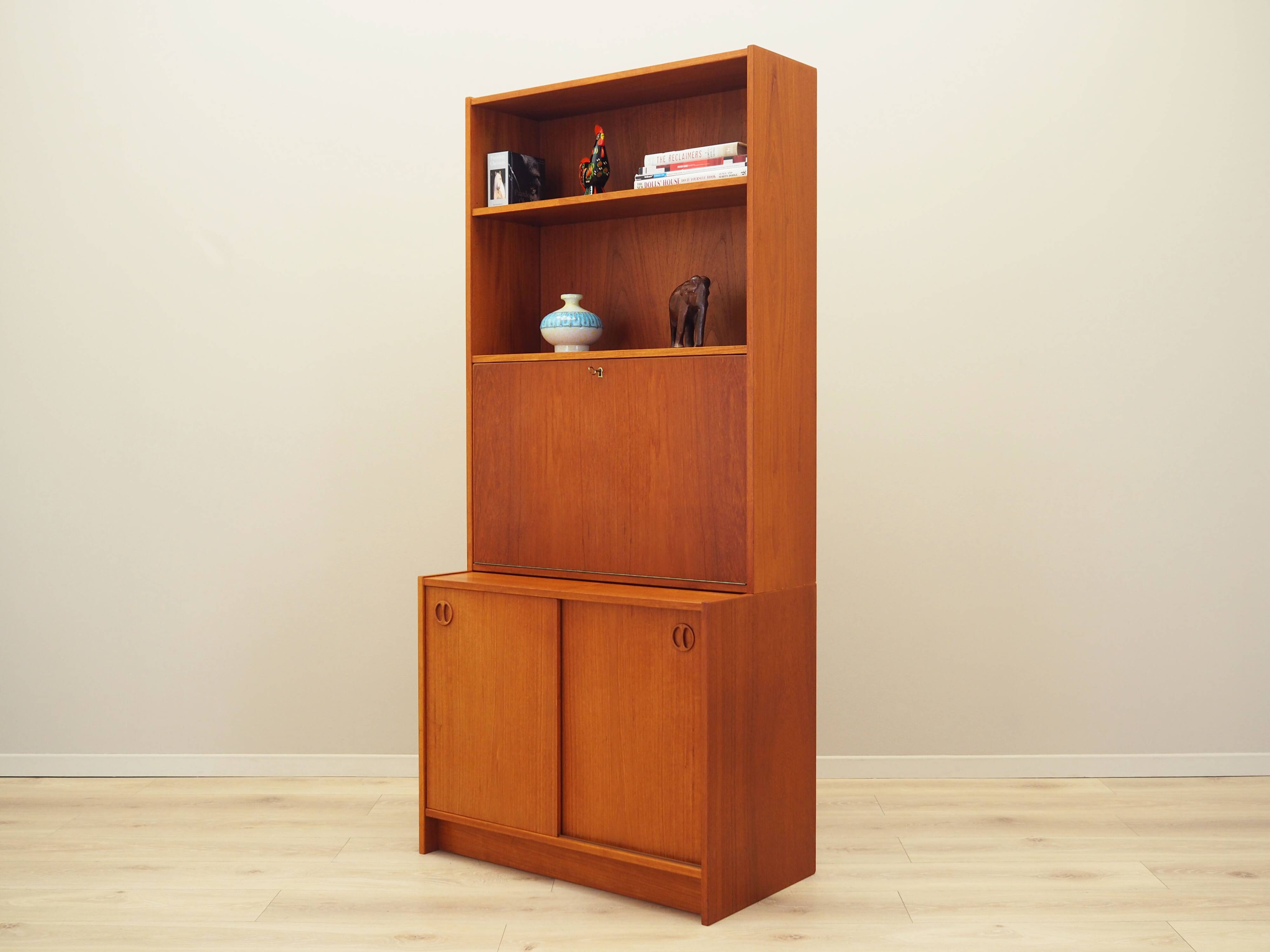 Teak bookcase, Danish design, 1970s, production: Denmark