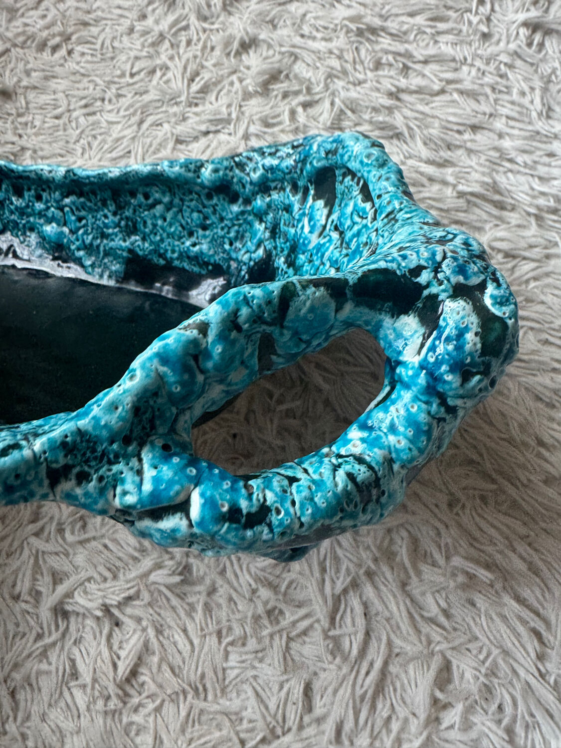 Large ceramic trinket tray from Luc Vallauris, 1960s