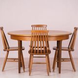 Scandinavian teak table for 4 people