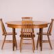 Scandinavian teak table for 4 people