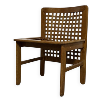 Transenna Chair by Titina Ammannati & Giampiero Vitelli for Pozzi & Verga, 1970s