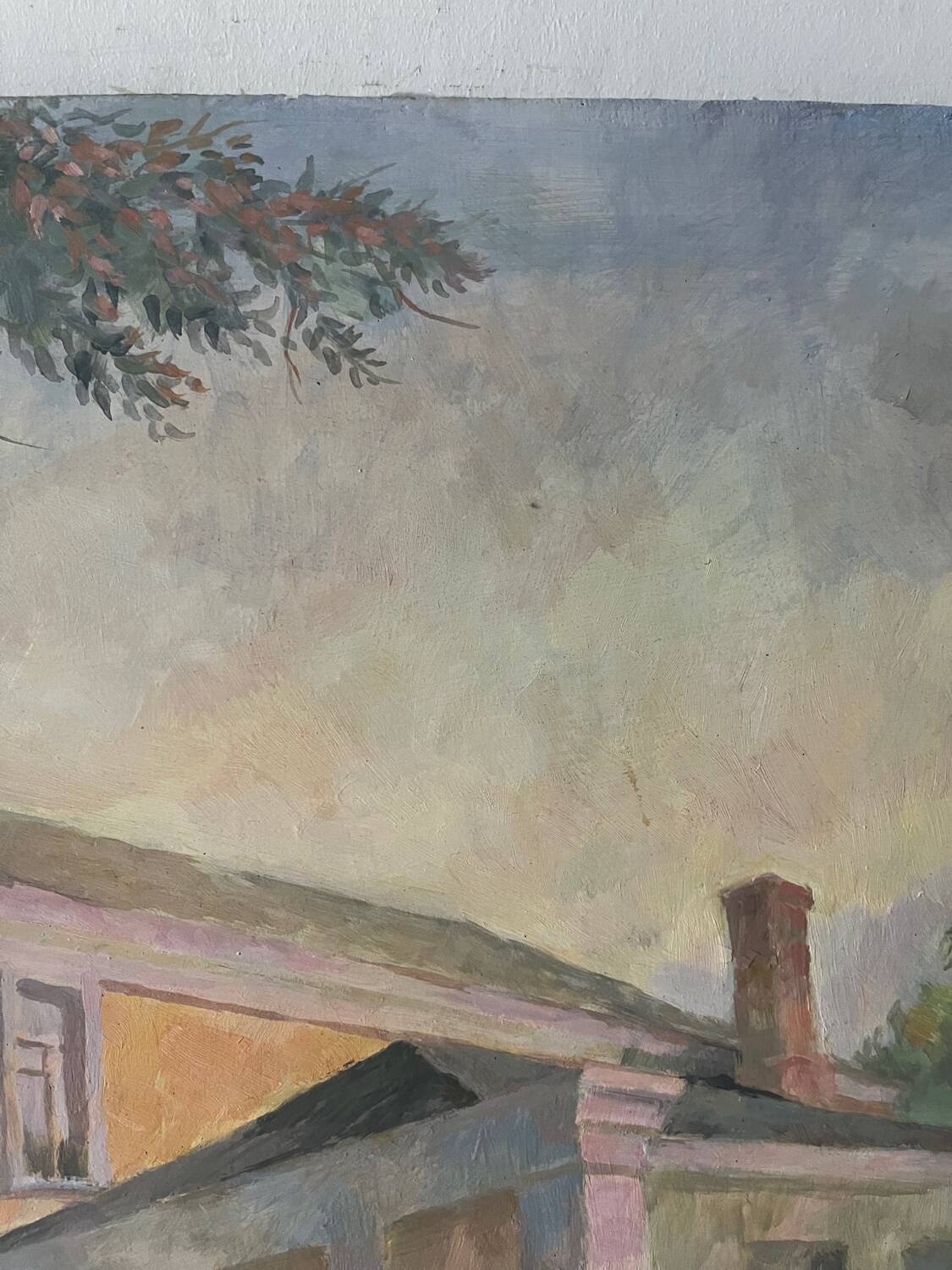 "The Tishashev House – Opochka" signed A. A. Yeremin