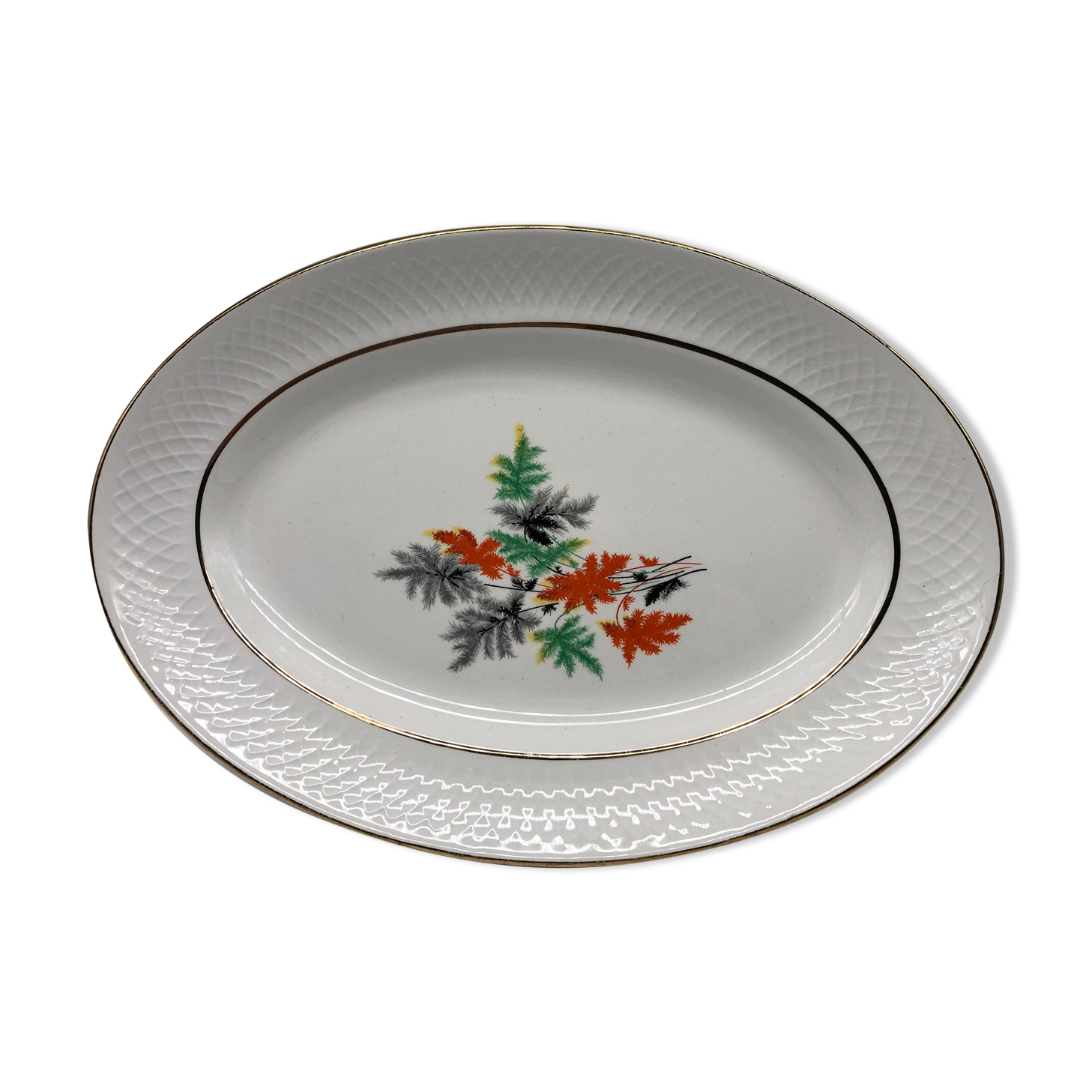 Oval serving dish "Orchies Moulin des Loups"