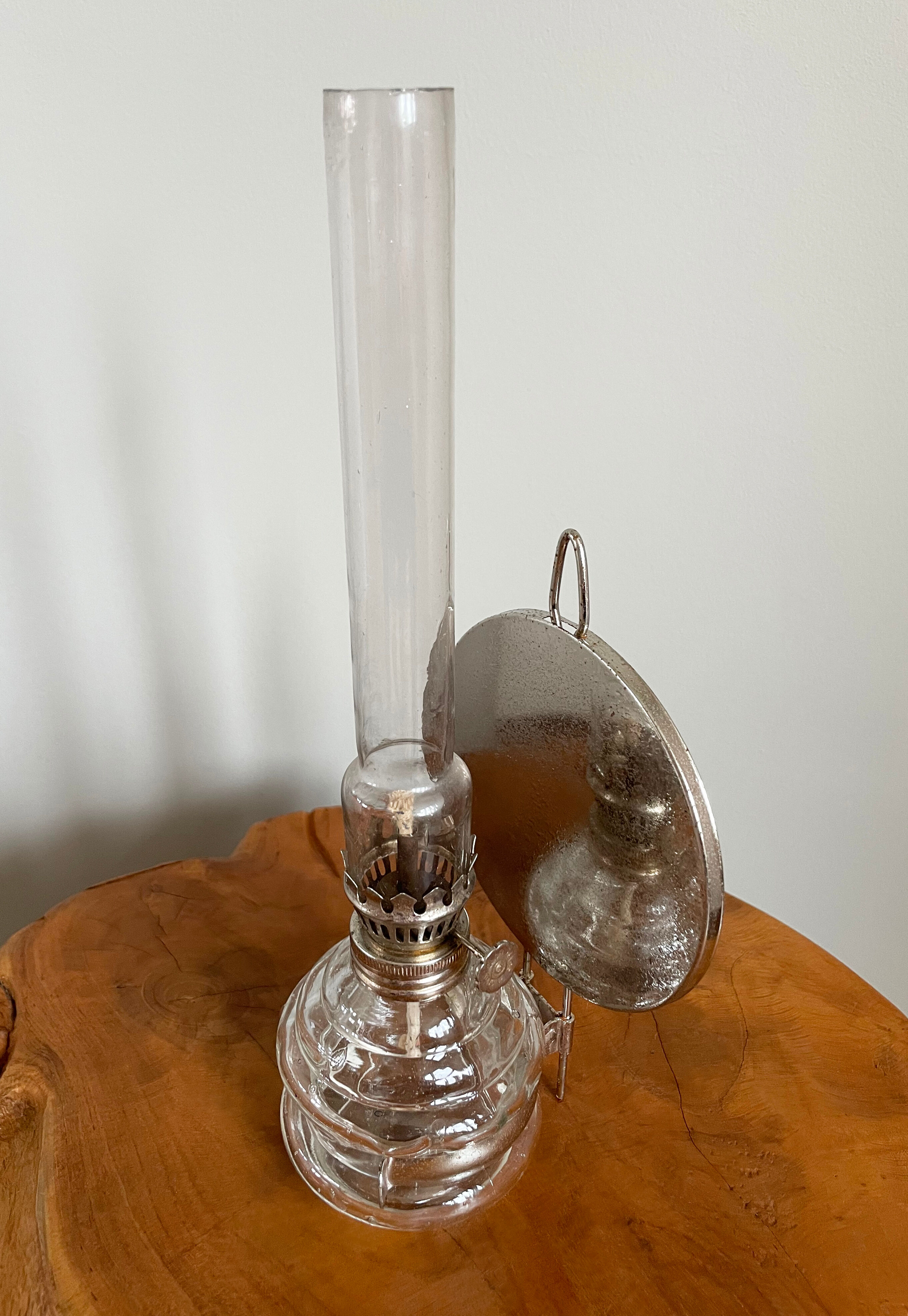 Set of 2 Hong Kong Vintage Oil Lamps