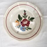 Set de 10 assiettes plates Sarreguemines, modèle Chatenois