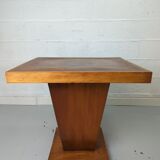 Square pedestal table art deco year 30
