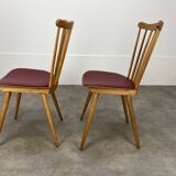 Pair of Baumann Menuet chairs from the 60s