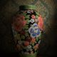 Large Keramis vase – Art Deco period with Peony motif – A splendour