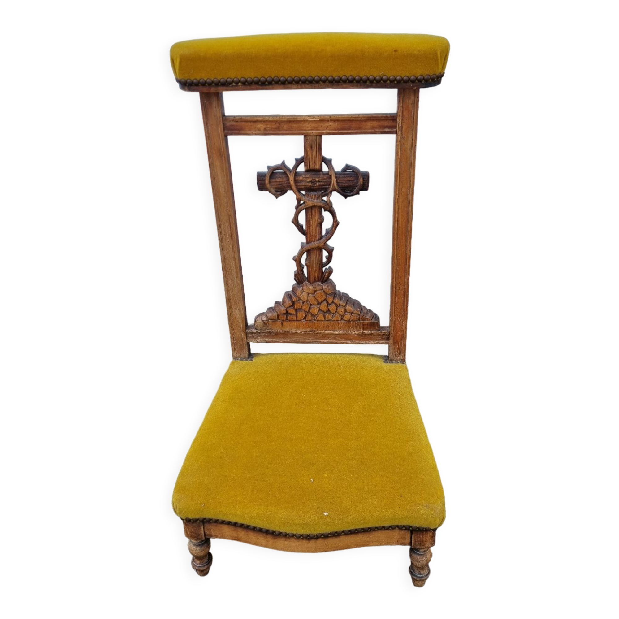 Prayer chair vintage oratory