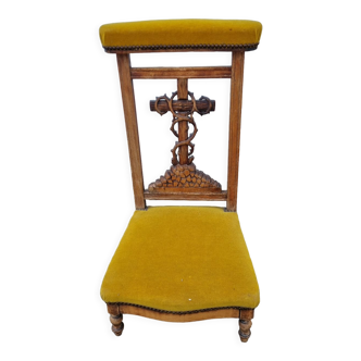 Prayer chair vintage oratory