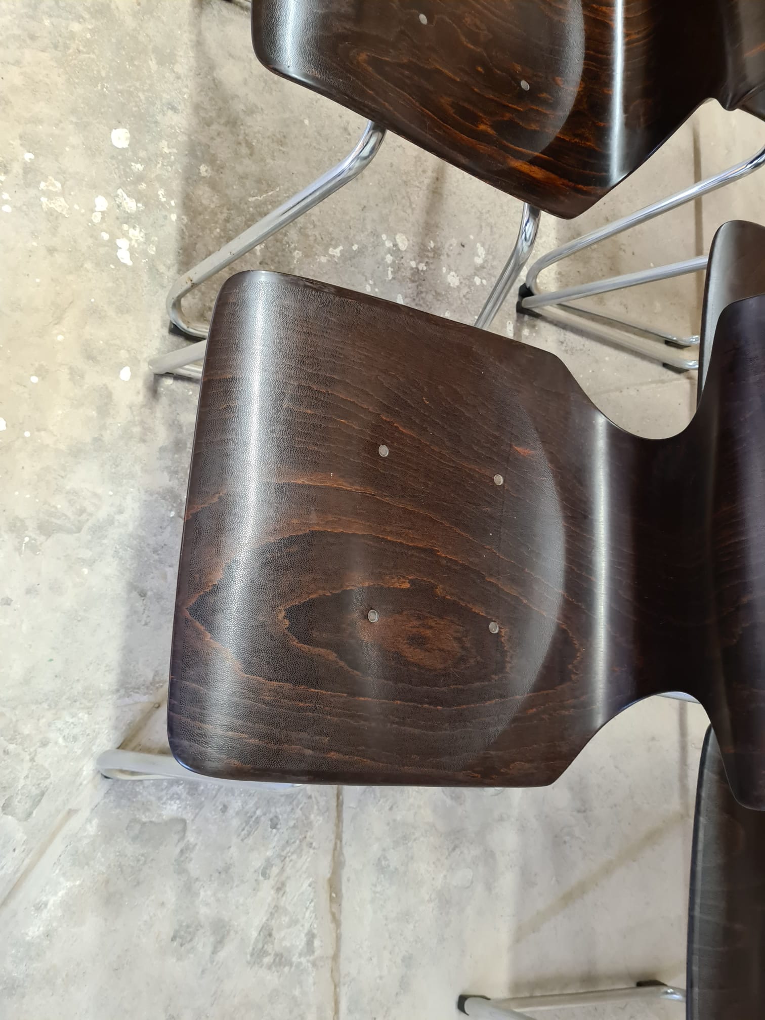 Set of four Pagwood Flototto chairs