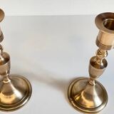 Scandinavian candle holders by scandia malm sweden