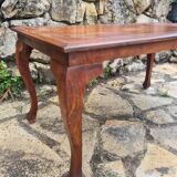 Coffee table in brass marquetry