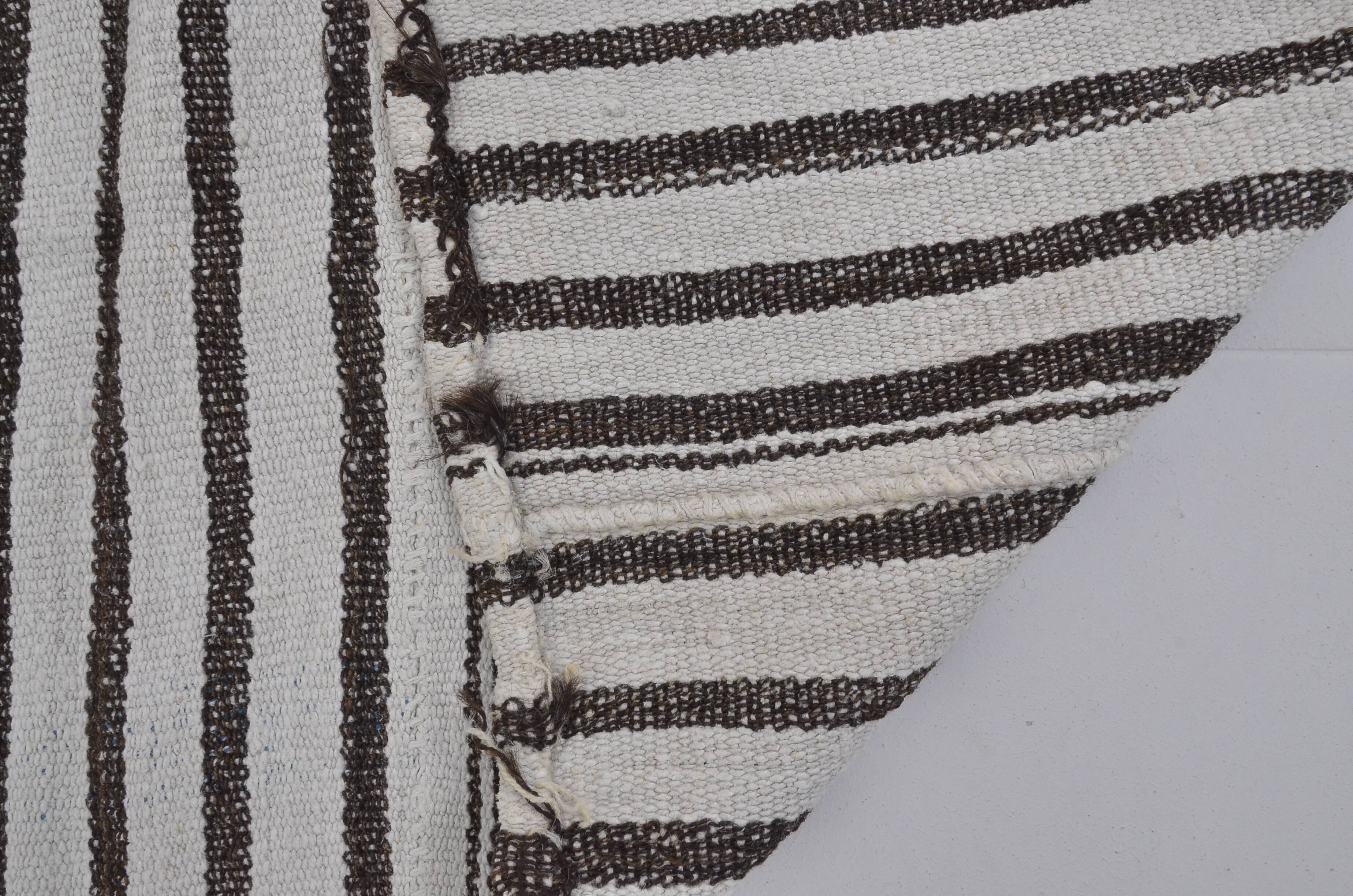 Neutral Vintage Oushak Hemp Kilim sku 3725