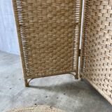 vintage rattan screen