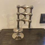 3 s22 candlesticks and 1 nagel modular base vintage 1970