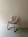 Cidue chair in chrome and short velvet, Willy Rizzo design 1970